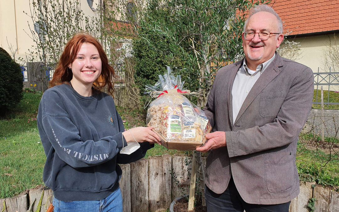 Gewinnerin des Preisausschreibens