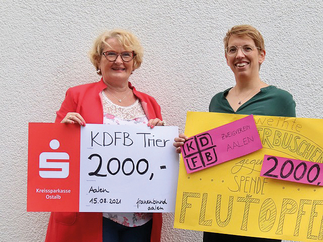 Spendenaktion für die Opfer der Flutkatastrophe