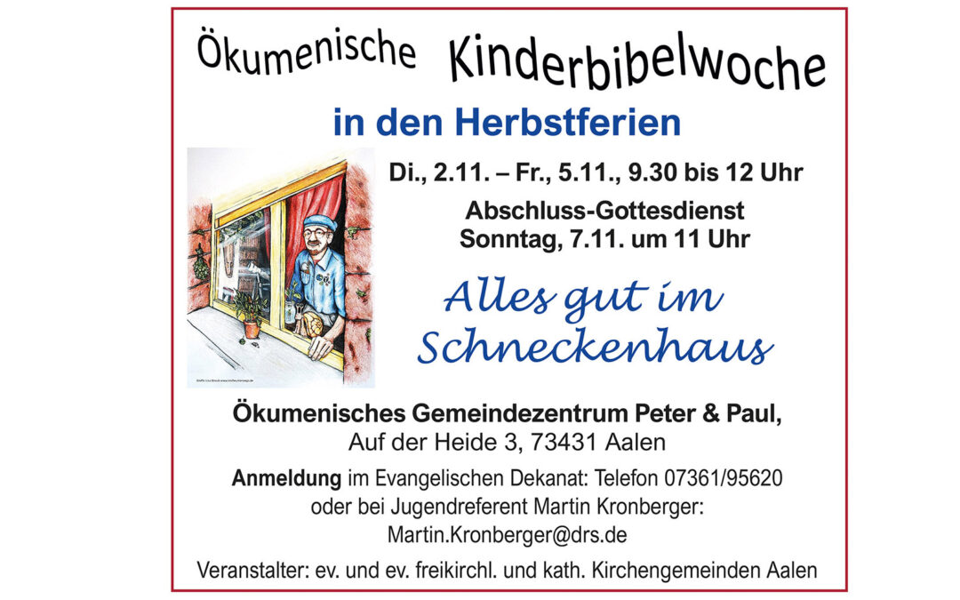 Ökumenische Kinderbibelwoche