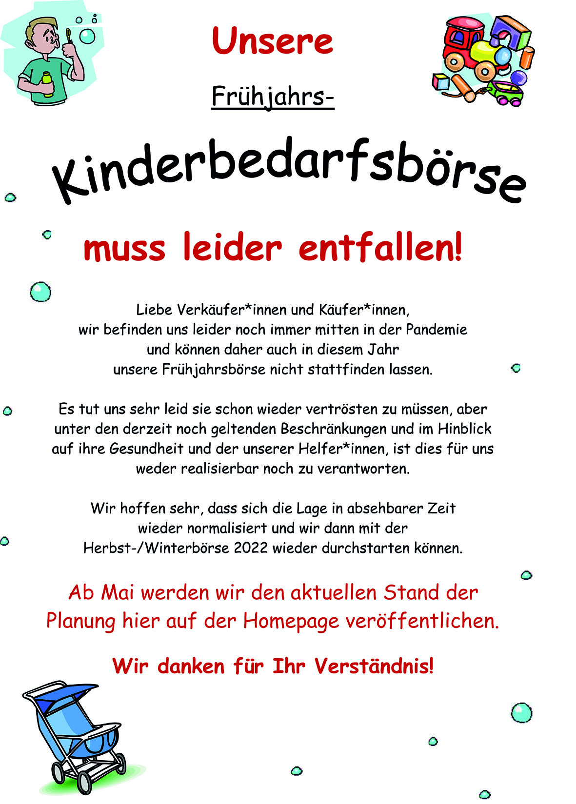 Plakat Homepage Frühjahr 2022 - ABSAGE -
