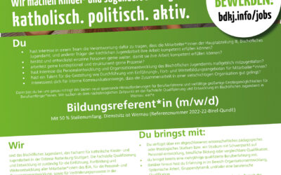 BildungsreferentIn gesucht