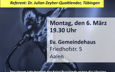 Vortrag: Christliche Friedensethik in Zeiten des Krieges