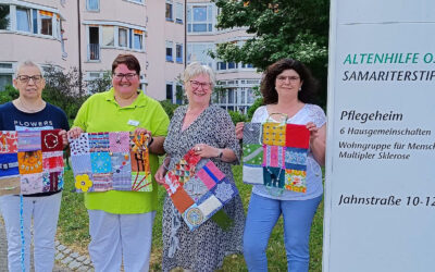 Spendenübergabe im Samariterstift und im Haus Hieronymus