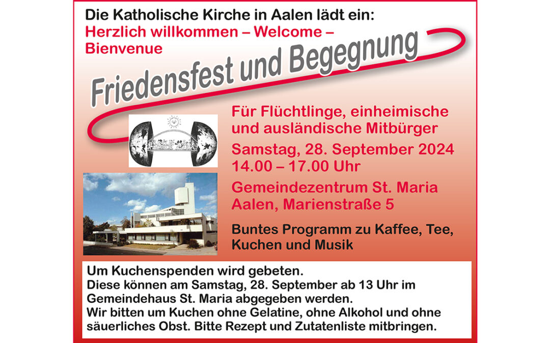 Friedensfest und Begegnung