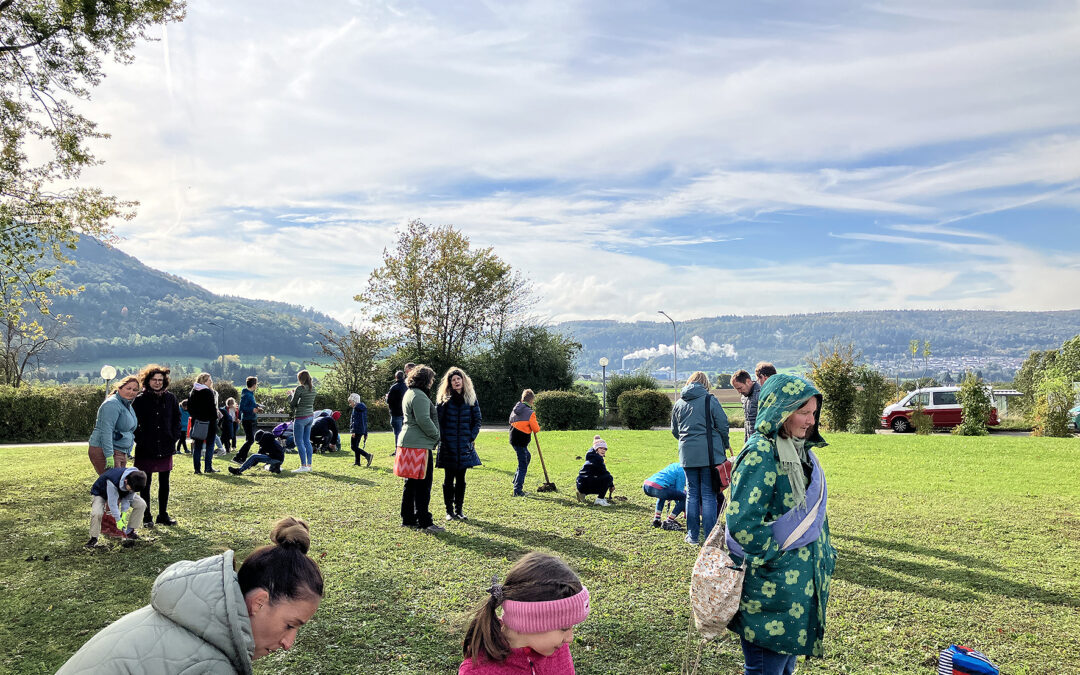 Pflanzaktion der Erstkommunionkinder