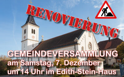 Gemeindeversammlung zur Renovierung von St. Bonifatius