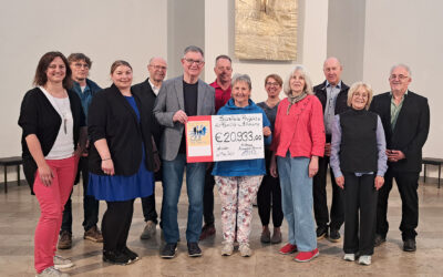 Symbolische Spendenübergabe der Kirchl. Stiftung „Zukunft für Familie“