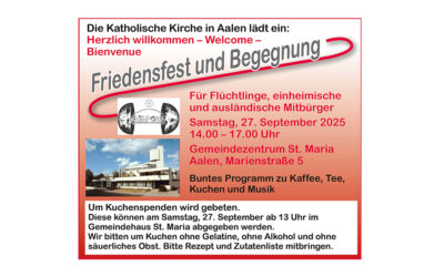 Friedensfest und Begegnung