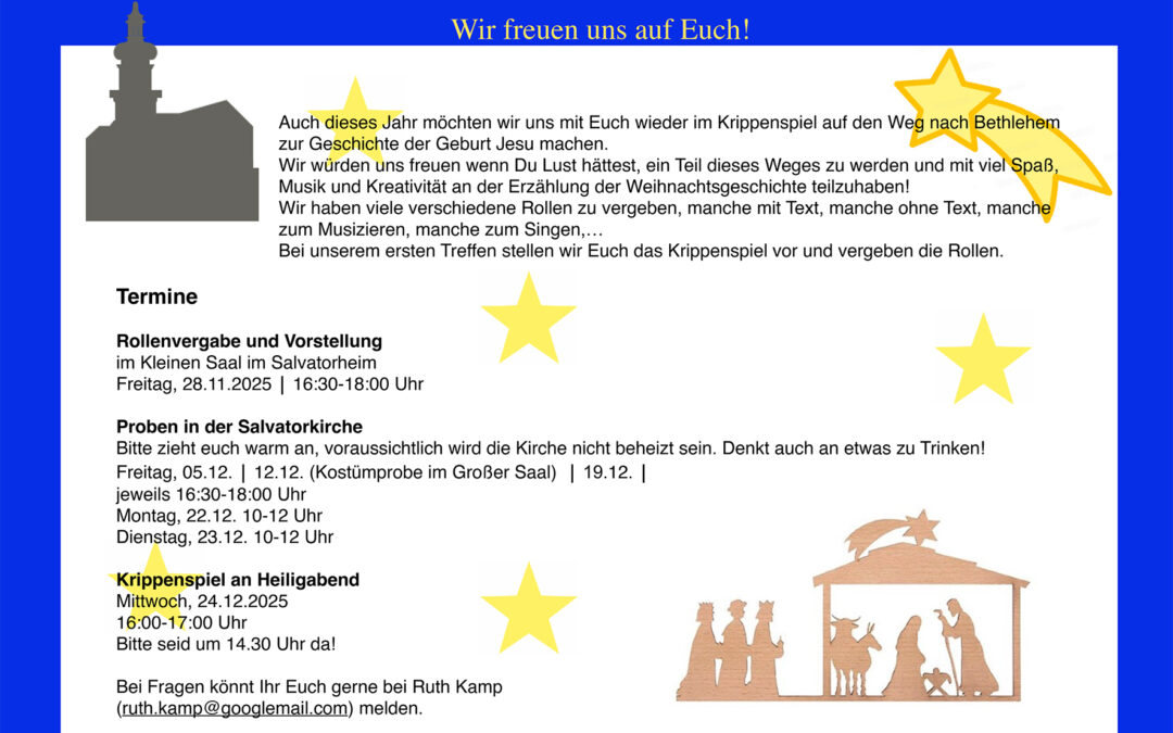 Krippenspiel in Salvator