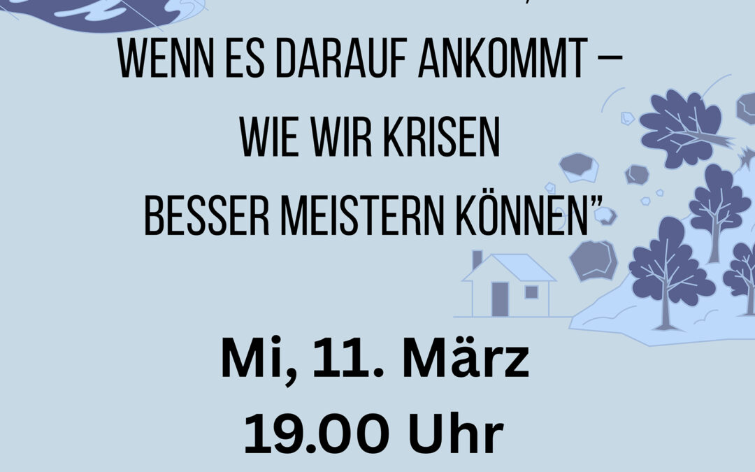 Vortrag: Gut vorbereitet, wenn es darauf ankommt