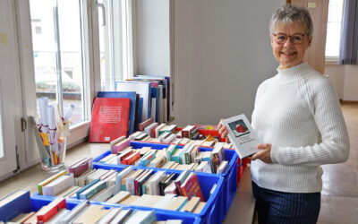 Der Büchertisch im Salvatorheim