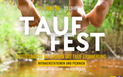 Gottesdienst im Grünen mit Tauferinnerung