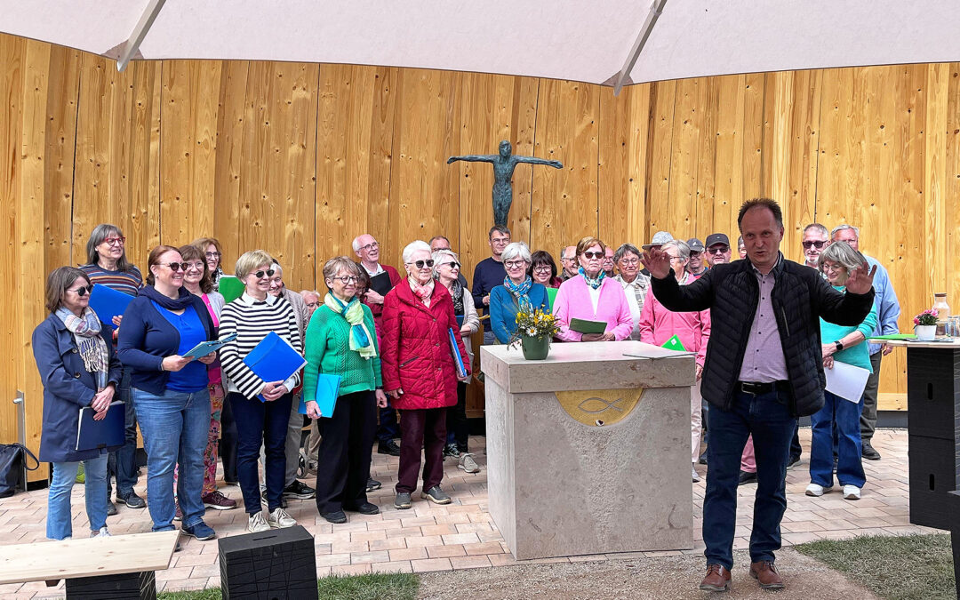 Ausflug des Kirchenchores St. Maria nach Ellwangen zur Landesgartenschau