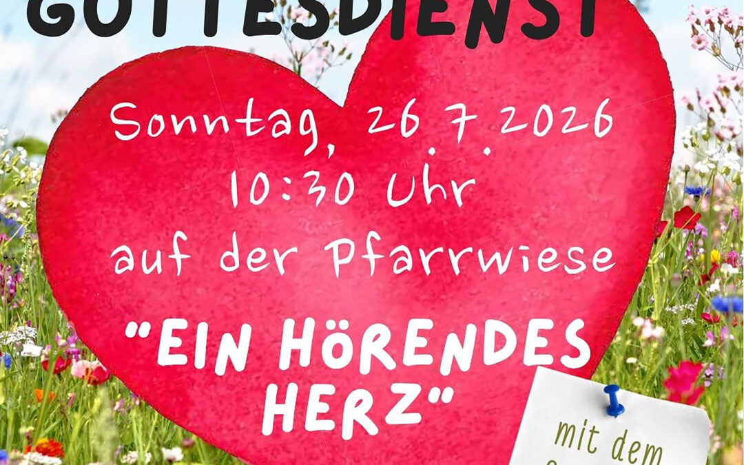 Familiengottesdienst auf der Pfarrwiese Salvator