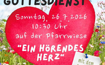 Familiengottesdienst auf der Pfarrwiese Salvator