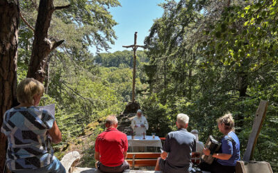 Gedenken am Bergkreuz