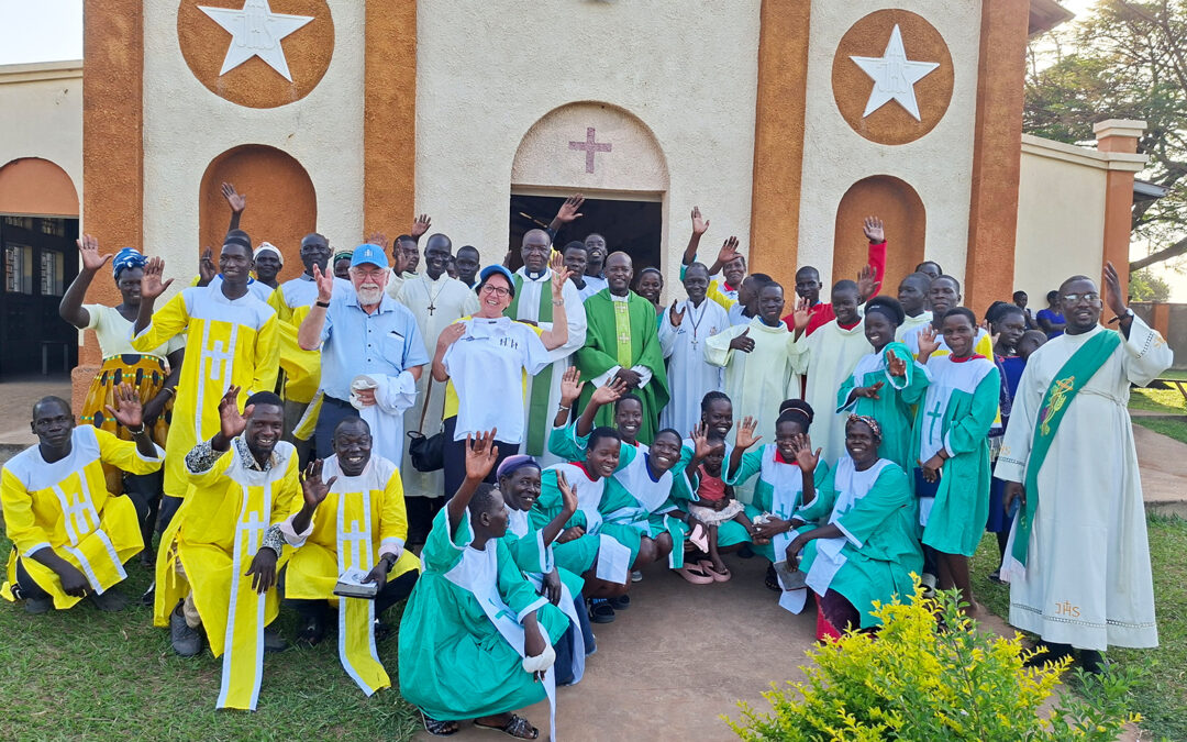 Ingrid und Hans Bihr vom Ausschuss Mission – Entwicklung – Frieden (MEF) besuchen die Partnergemeinde von St. Maria in Uganda