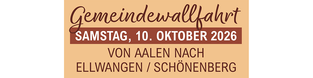 Gemeindewallfahrt zum Schönenberg