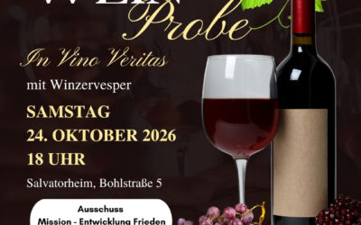 Weinprobe im Salvatorheim